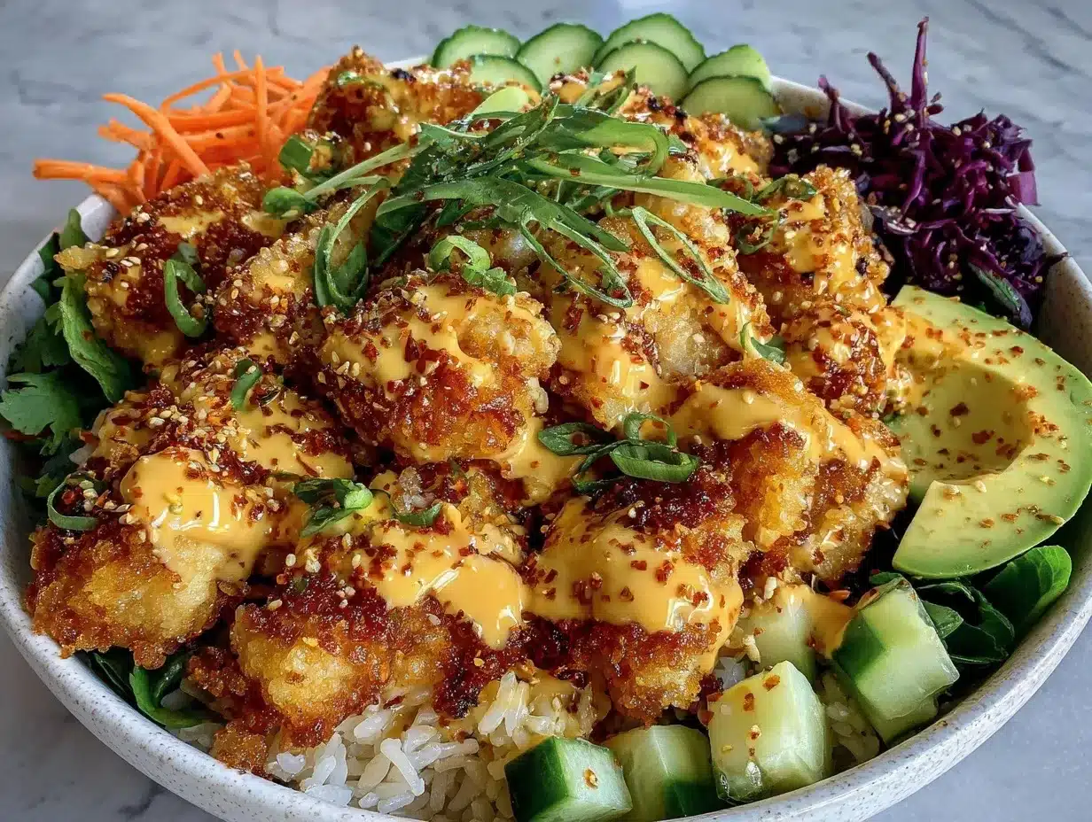 bang bang chicken bowl preparation steps