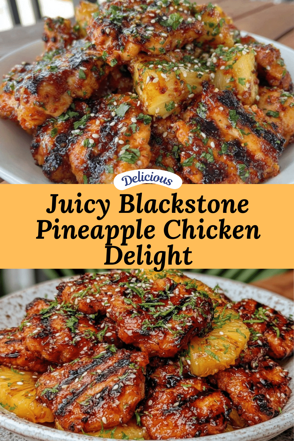 Blackstone pineapple chicken recipe