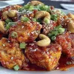 cashew chicken stir fry - featured image