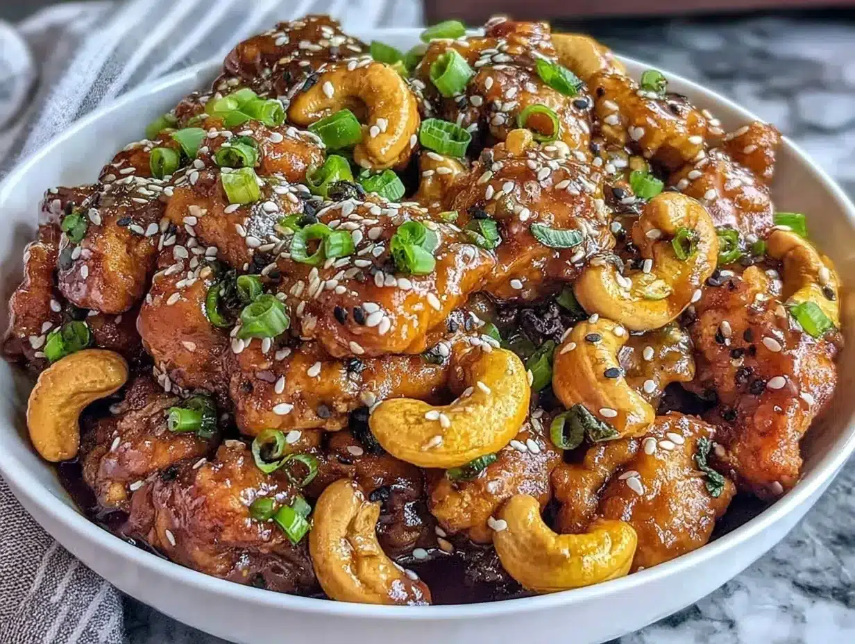 cashew chicken stir fry preparation steps