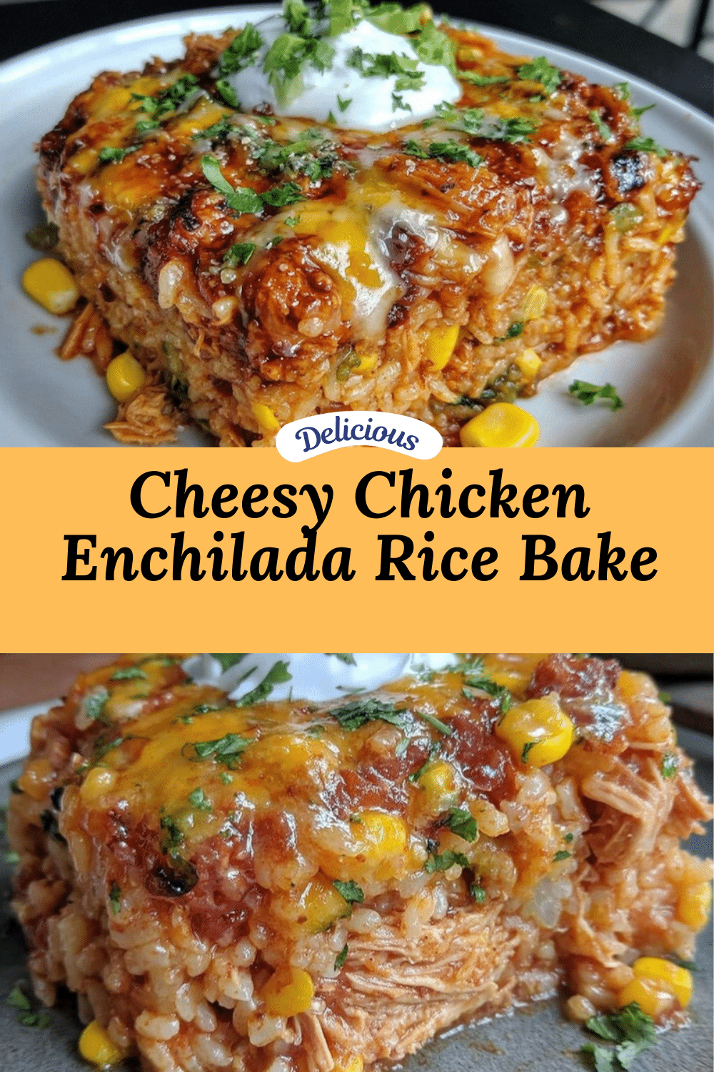 chicken enchilada rice casserole recipe