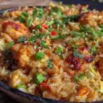 chicken fried rice blackstone griddle - featured image