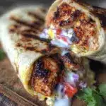 chipotle ranch grilled chicken burrito - featured image
