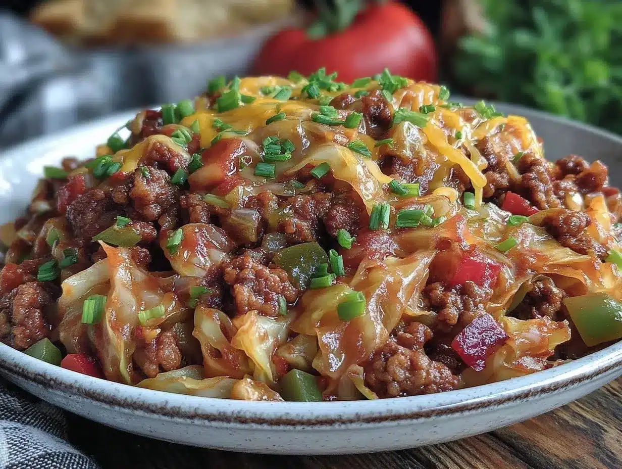 comforting cabbage roll skillet recipe preparation steps