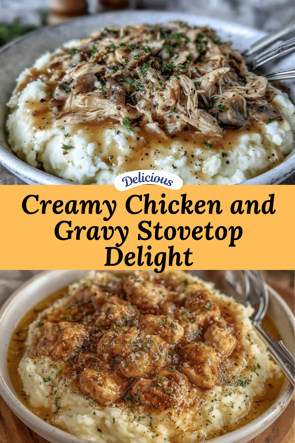comforting chicken and gravy stovetop recipe recipe