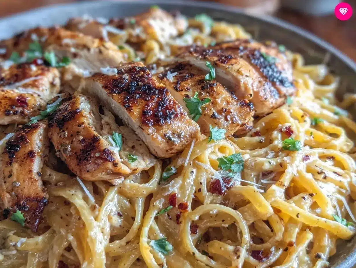 creamy cajun chicken linguine preparation steps