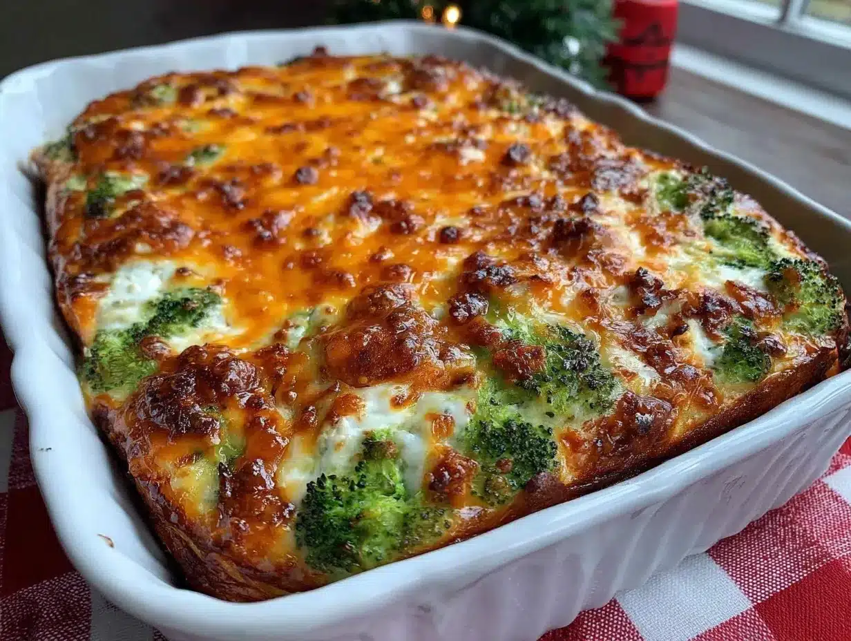 creamy chicken broccoli bake preparation steps