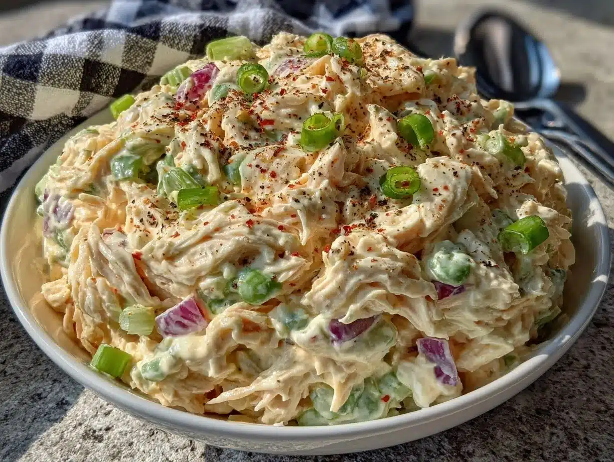 creamy classic chicken salad preparation steps