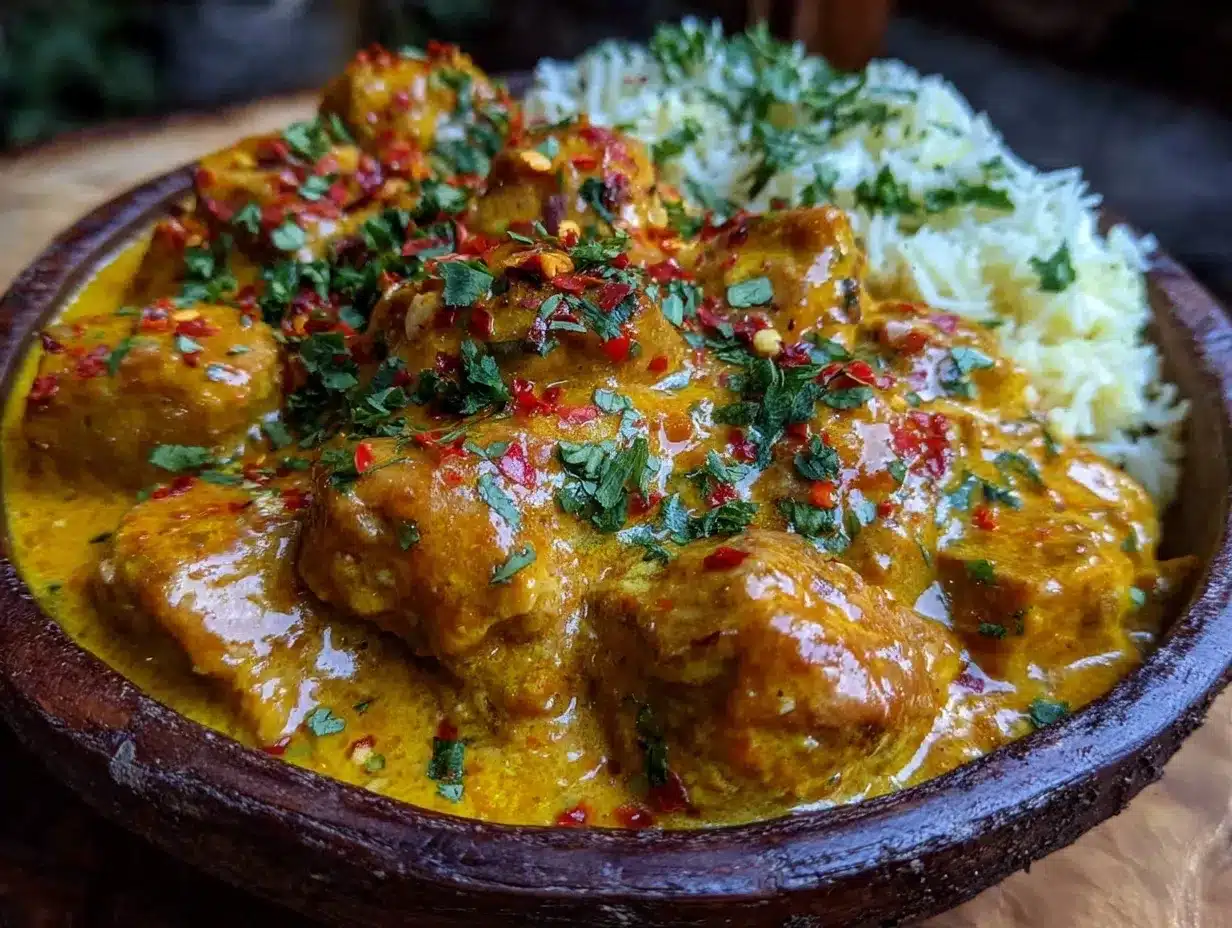 creamy crockpot coconut chicken tikka masala preparation steps