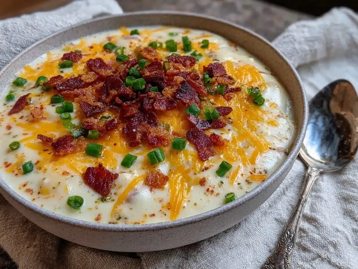 creamy crockpot potato soup preparation steps
