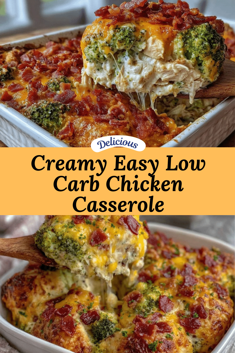 creamy low carb chicken casserole recipe