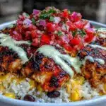 creamy one-pot cheesy southwest chicken and rice - featured image