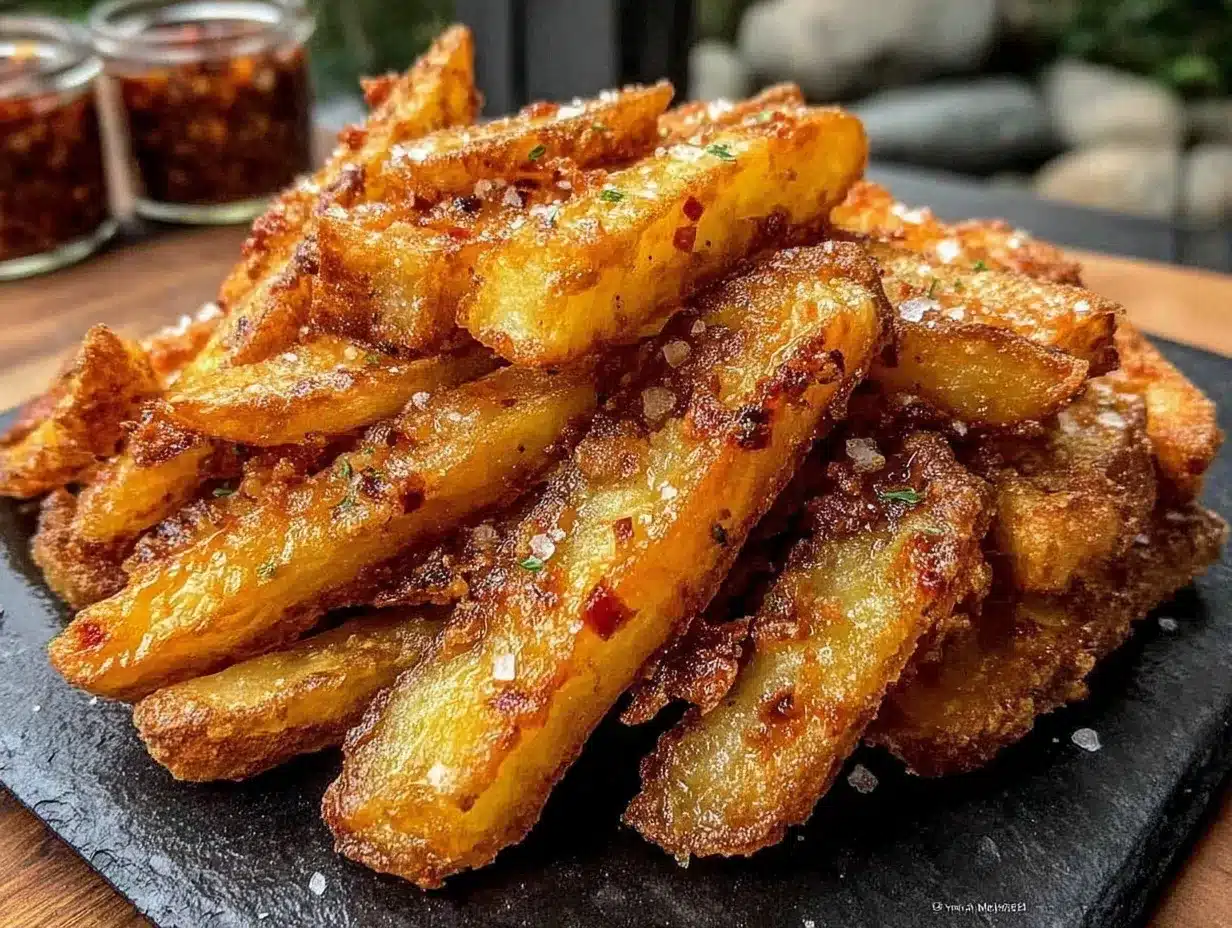 crispy frozen fries blackstone griddle preparation steps