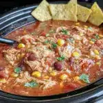 crockpot chicken tortilla soup - featured image