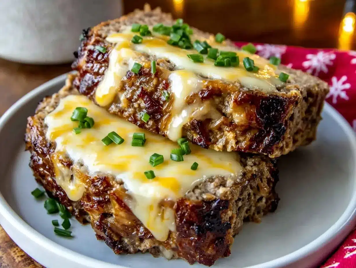crockpot French onion meatloaf preparation steps