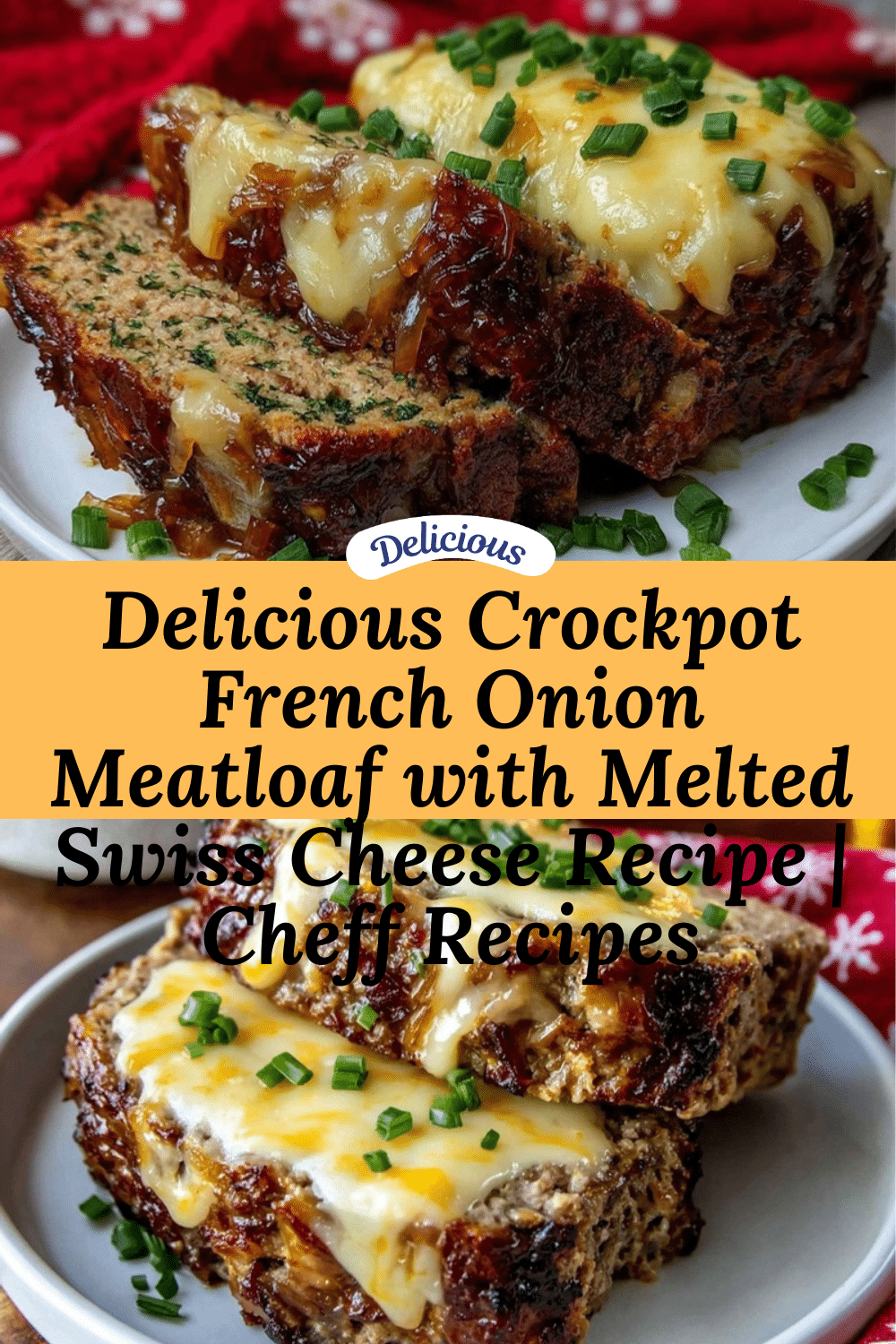 crockpot French onion meatloaf recipe
