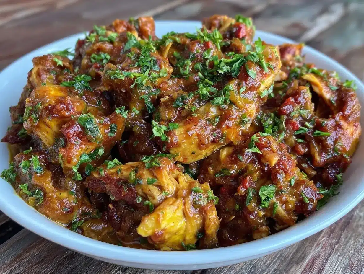 easy 3-ingredient creamy chicken recipe preparation steps