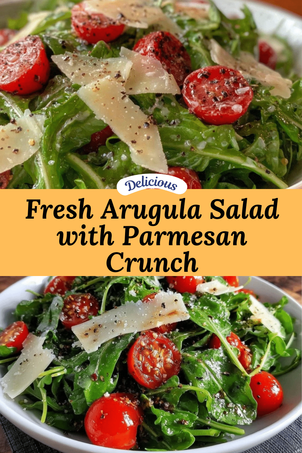 fresh arugula salad with Parmesan recipe