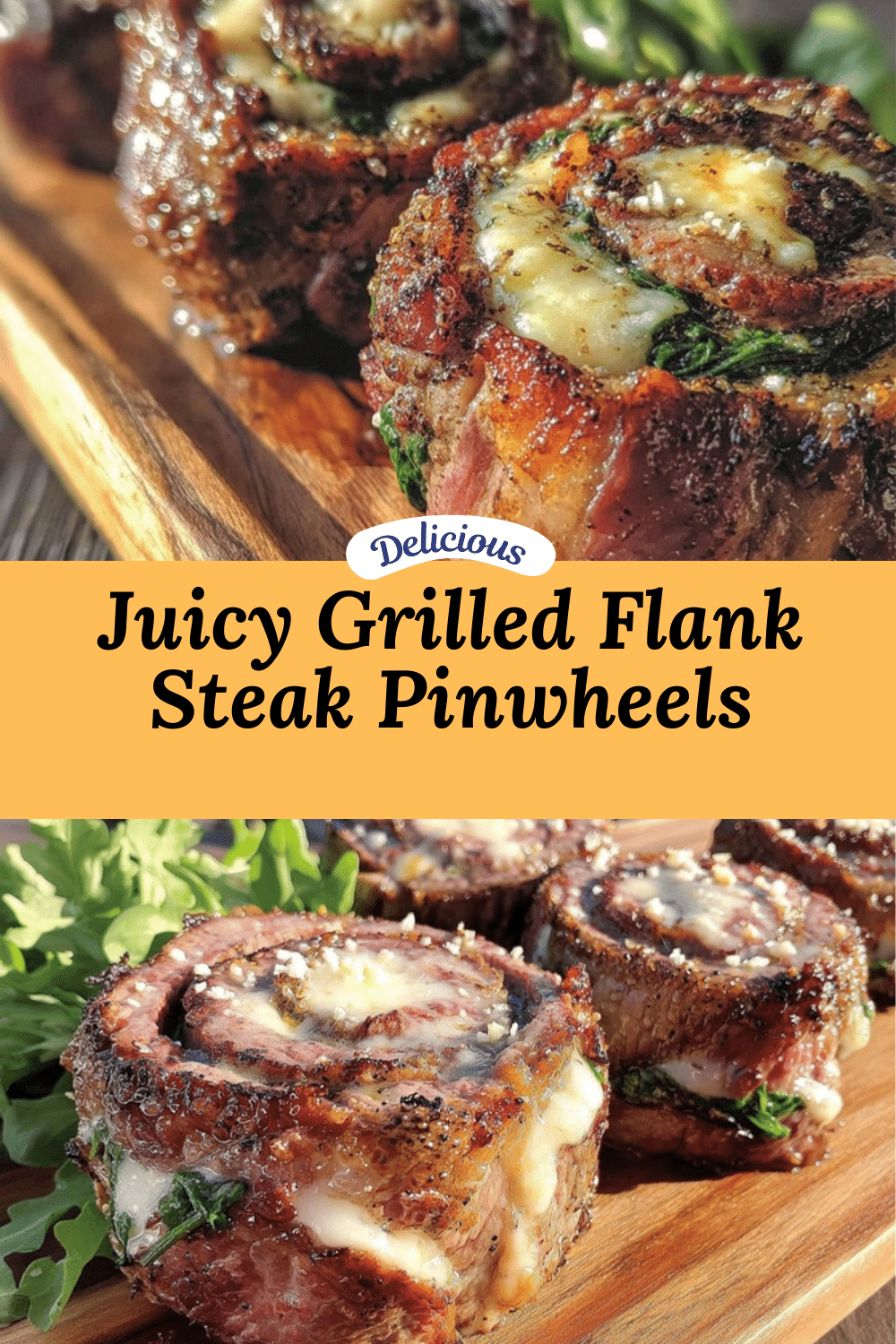 grilled flank steak pinwheels recipe