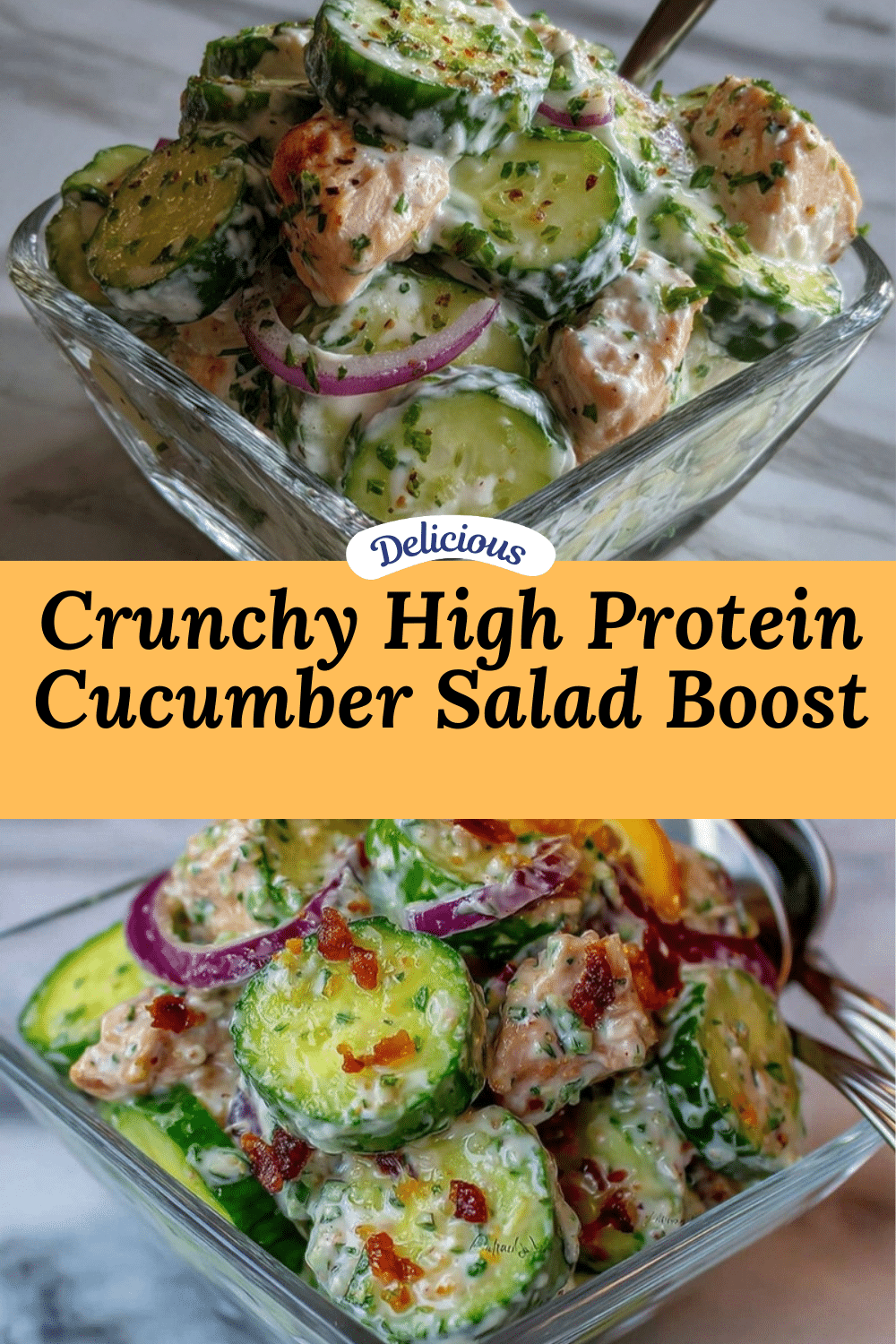 high protein cucumber salad recipe