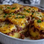 hobo casserole ground beef recipe - featured image