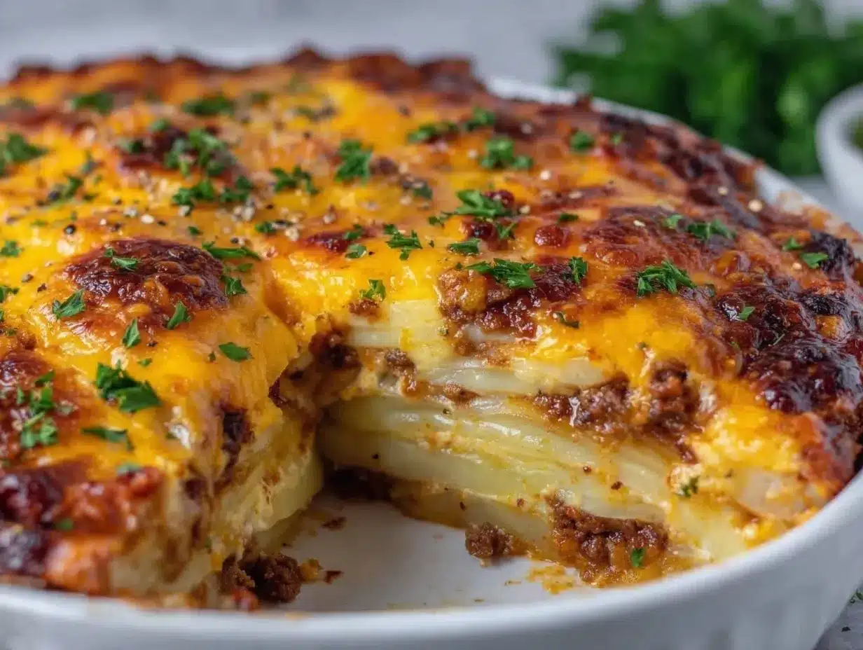 hobo casserole ground beef recipe preparation steps