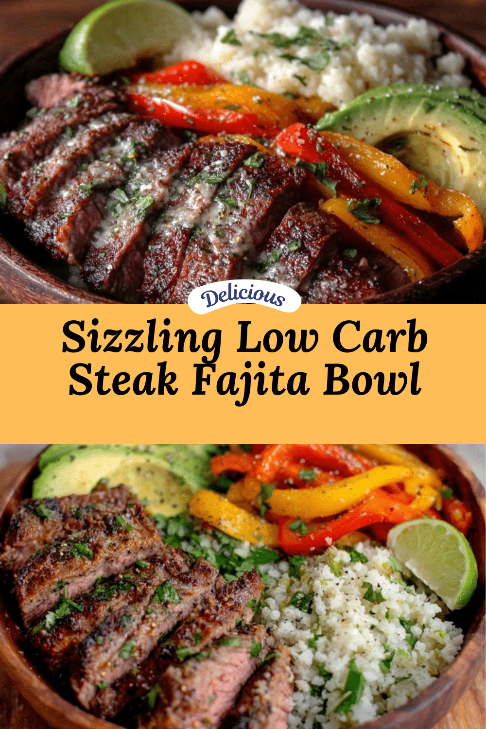 low carb steak fajita bowl recipe