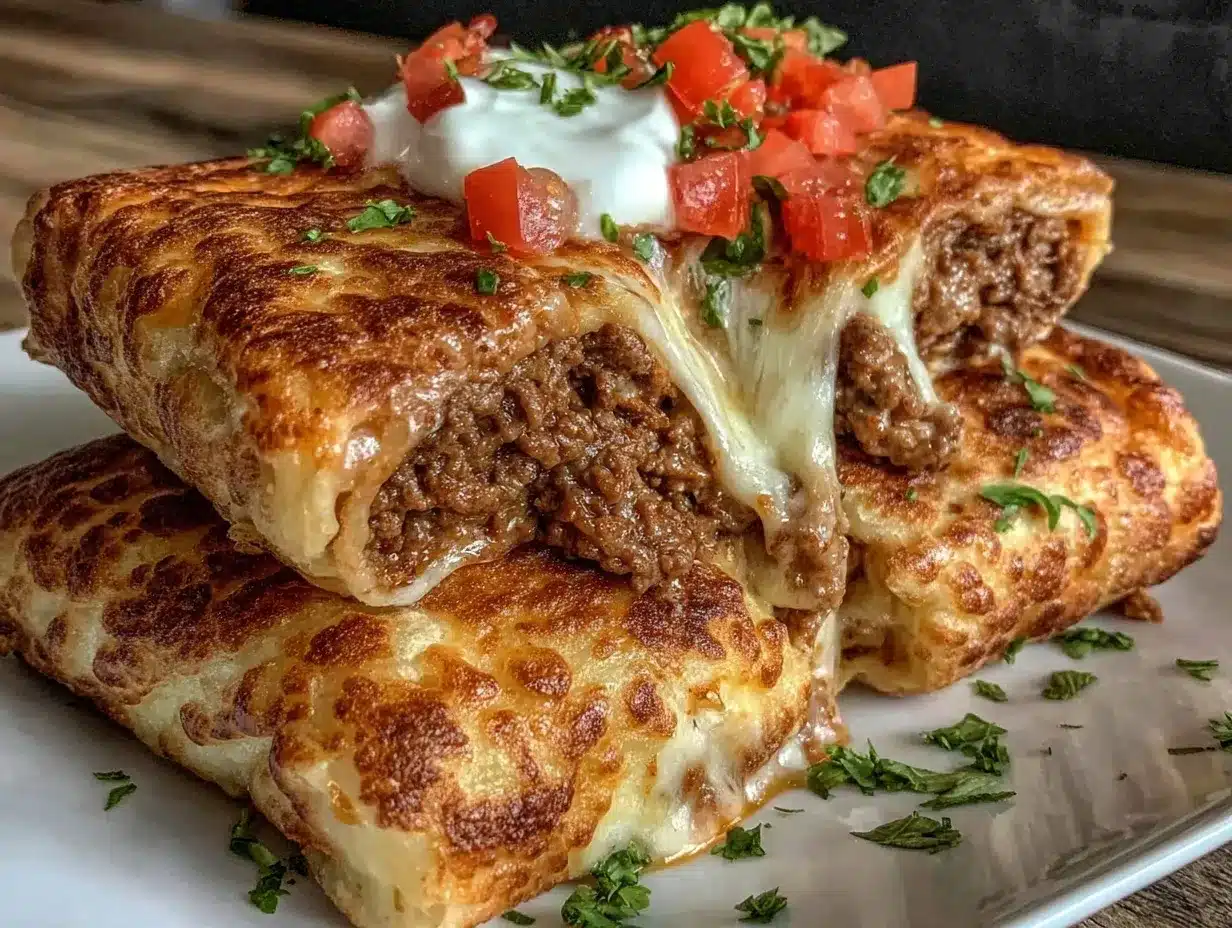 savory beef and cheese chimichangas recipe preparation steps