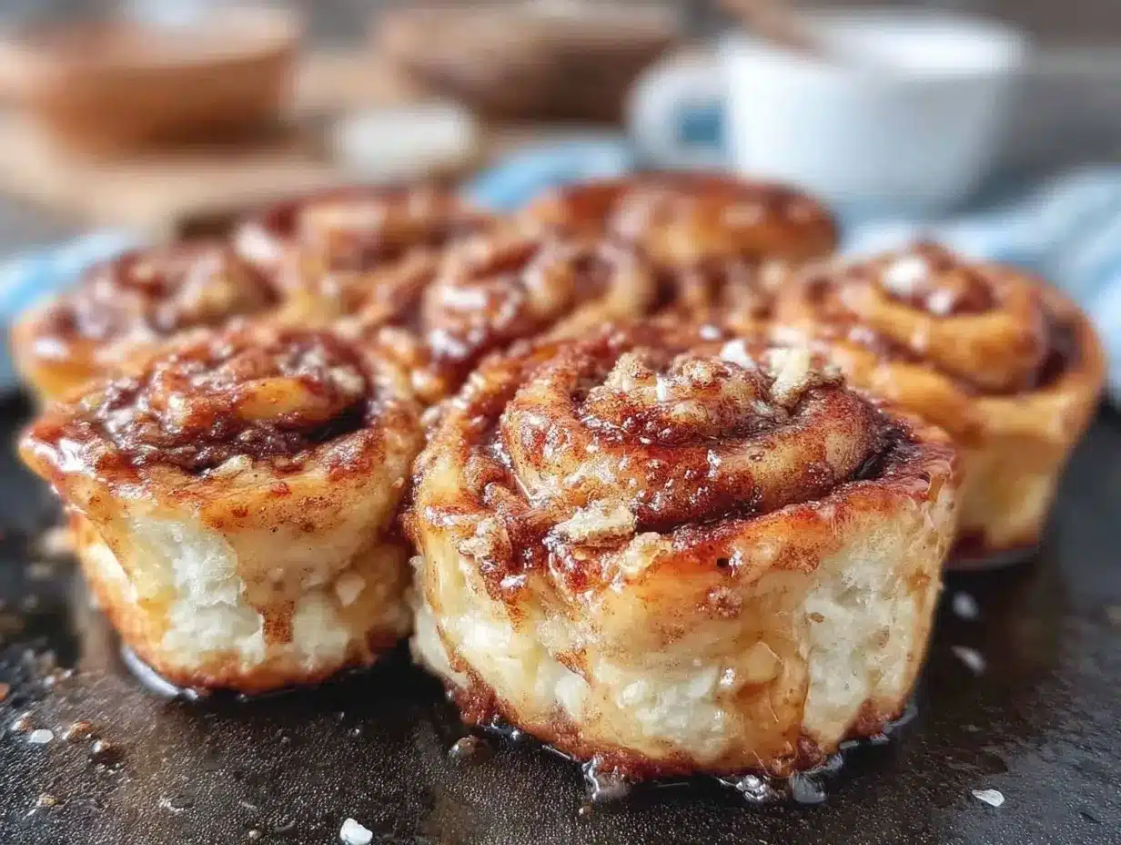 savory Blackstone cinnamon rolls preparation steps