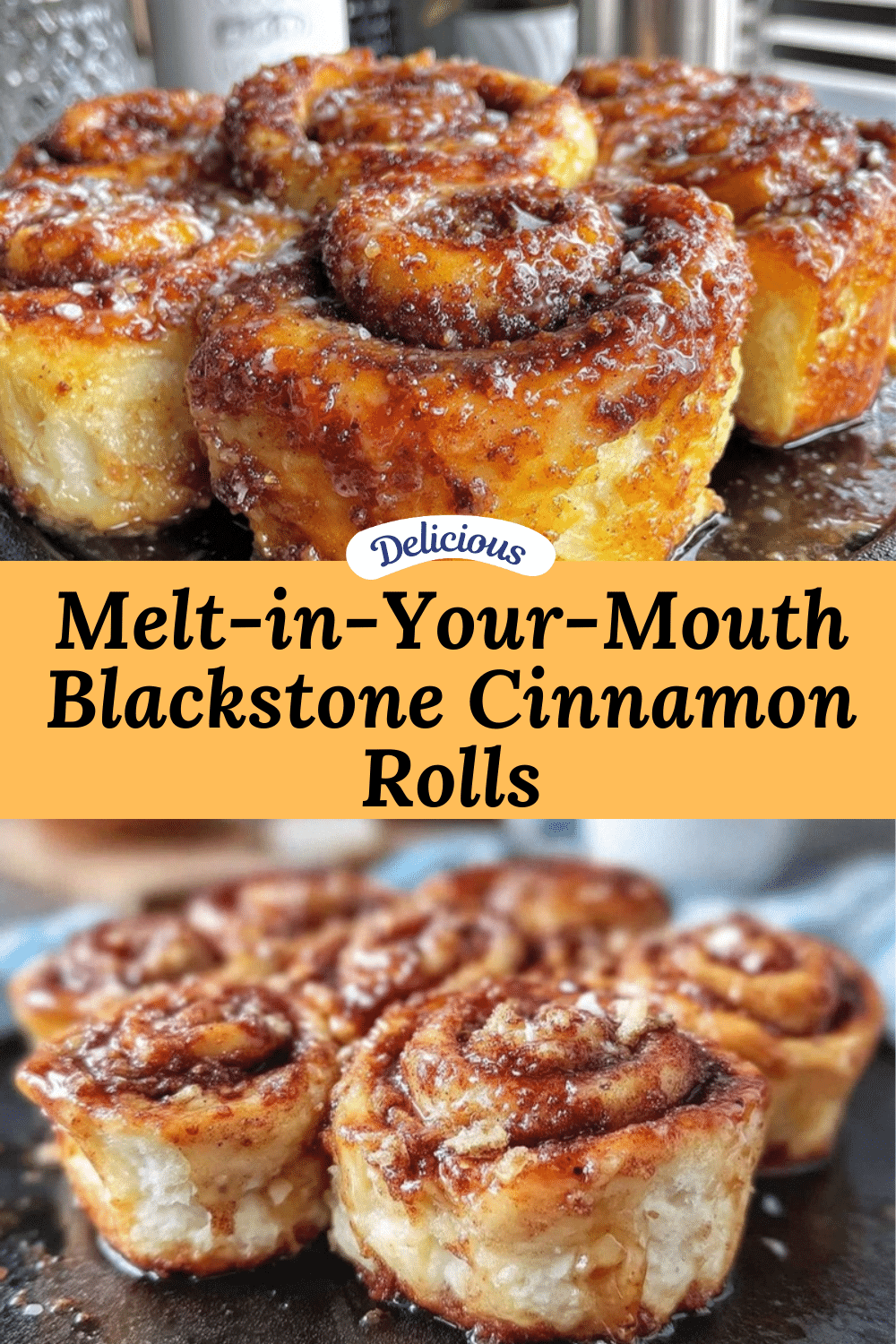 savory Blackstone cinnamon rolls recipe