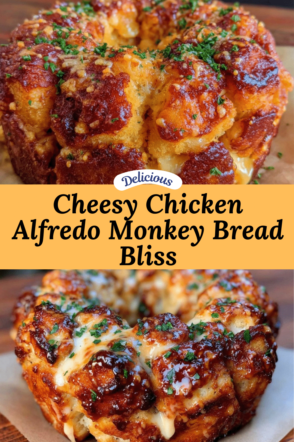 savory chicken alfredo monkey bread recipe