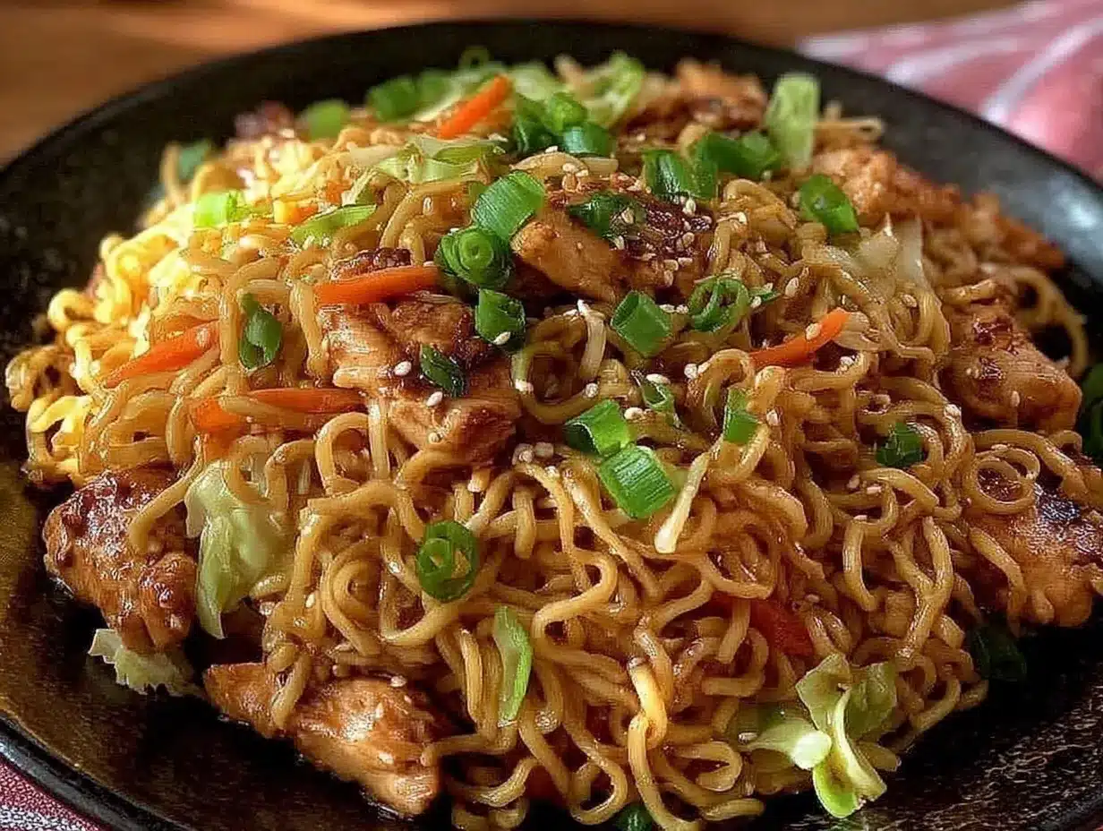 savory chicken chow mein preparation steps