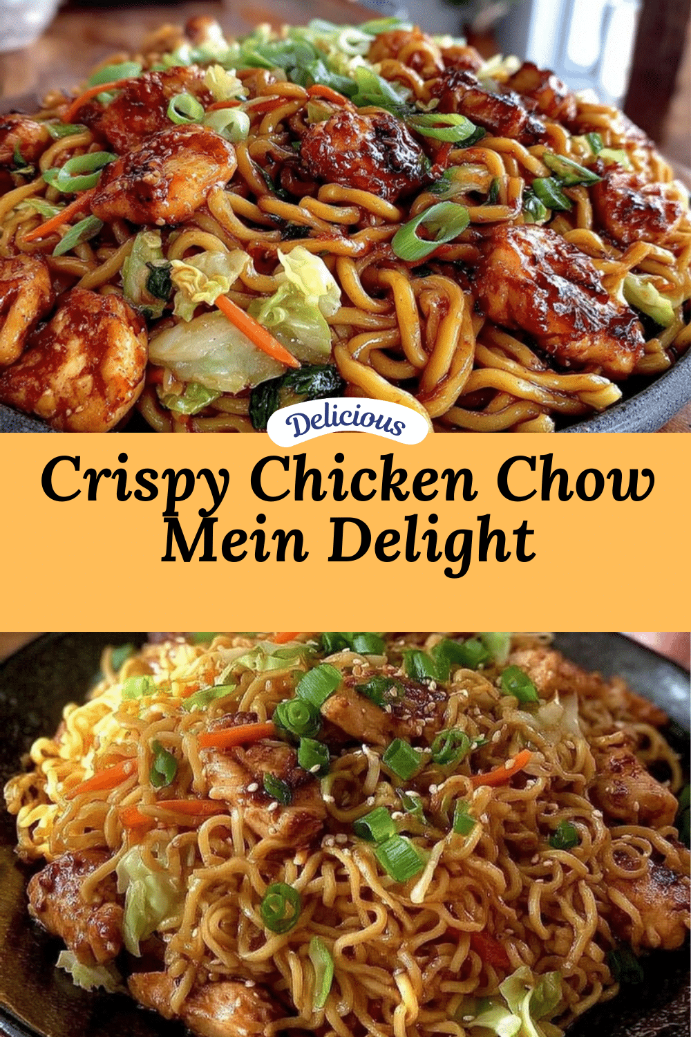 savory chicken chow mein recipe