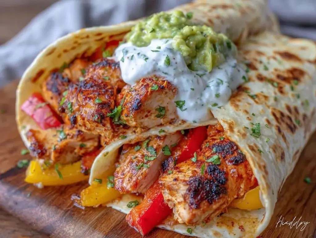 savory chicken fajitas recipe - featured image