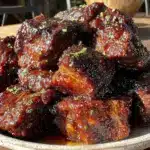 savory crockpot steak bites - featured image