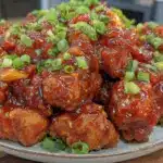 savory dragon chicken recipe - featured image