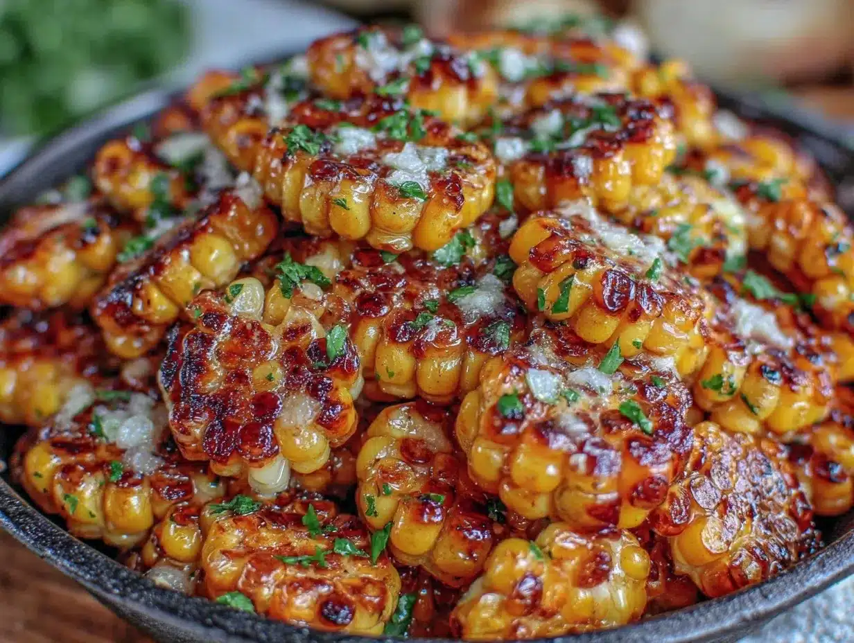 skillet corn with honey butter preparation steps