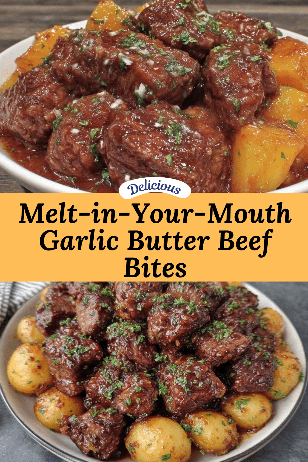 slow cooker garlic butter beef bites recipe
