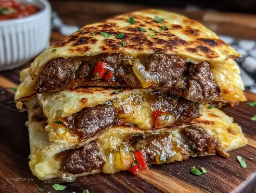 steak fajita quesadillas - featured image