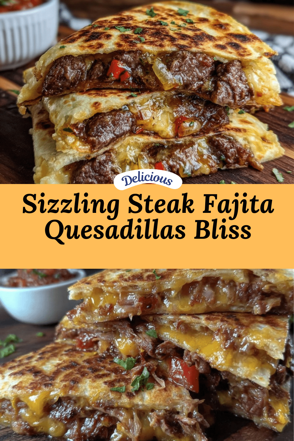 steak fajita quesadillas recipe