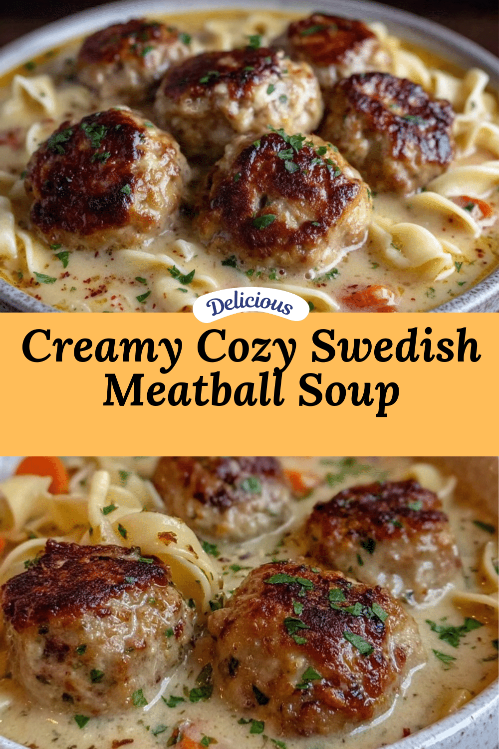 Swedish meatball soup recipe