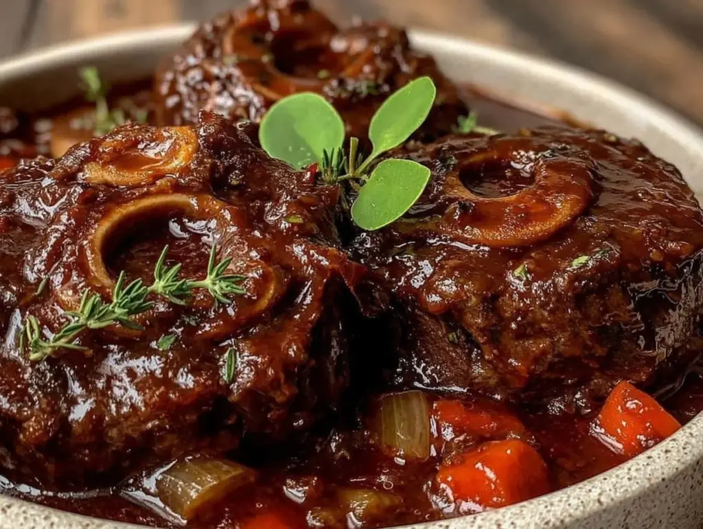 braised beef osso buco recipe - featured image