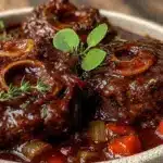 braised beef osso buco recipe - featured image