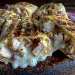 cheesy garlic chicken wraps - featured image