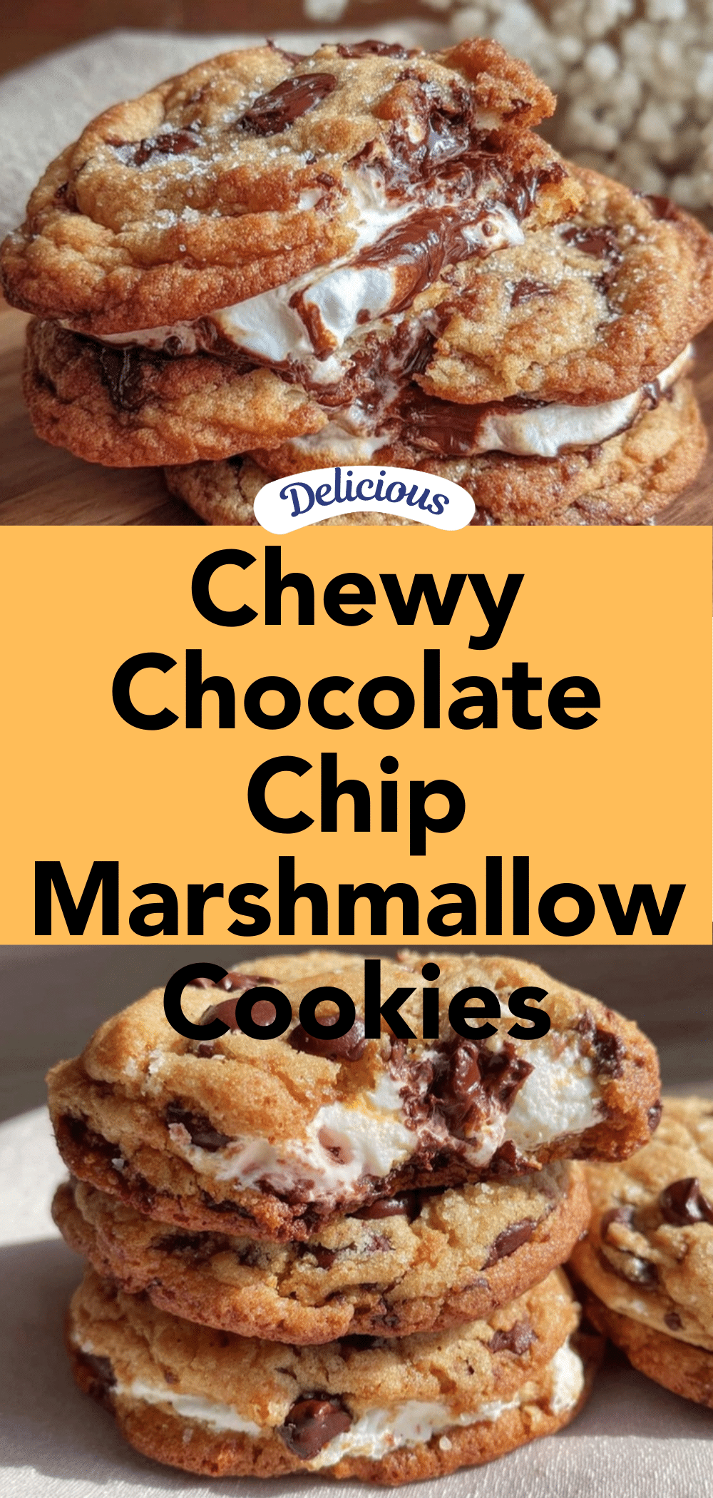 chewy chocolate chip marshmallow cookies recipe