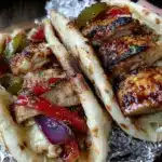chicken fajita foil packs - featured image