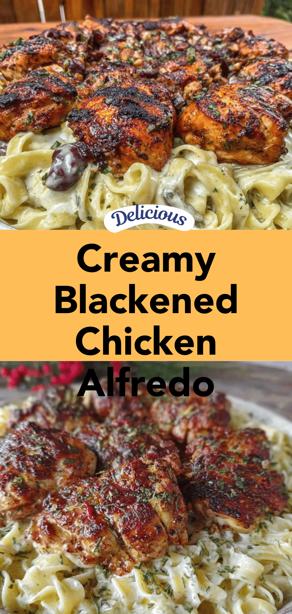 creamy blackened chicken alfredo recipe