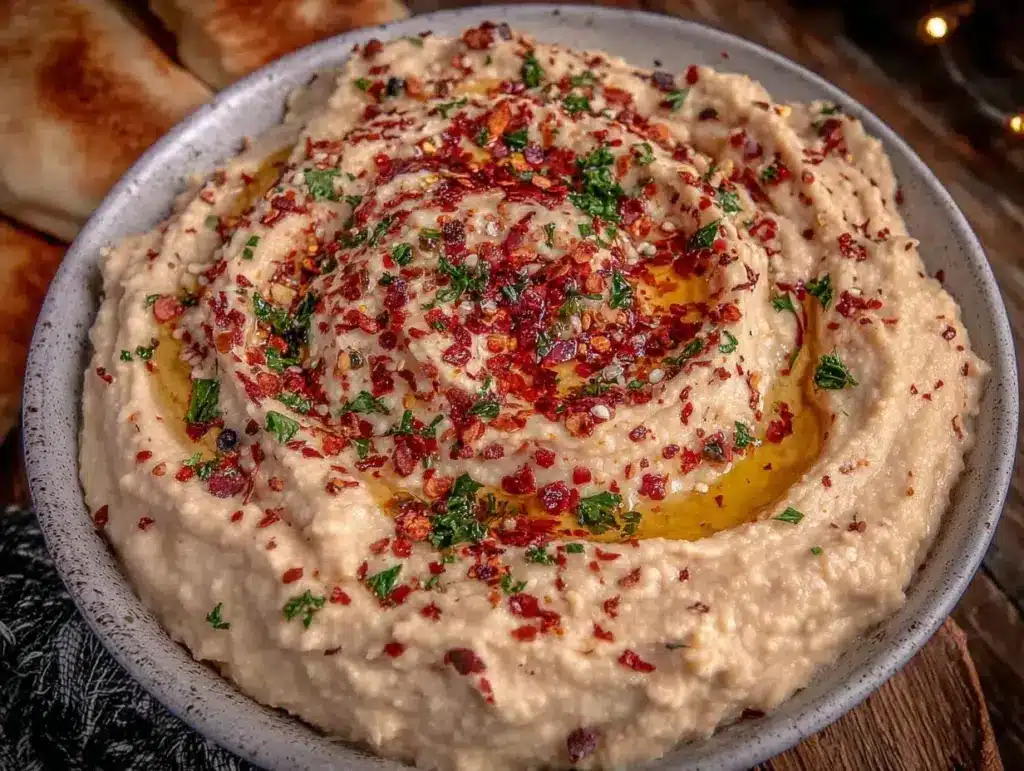 creamy classic hummus recipe - featured image