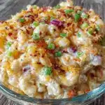 creamy classic macaroni salad - featured image