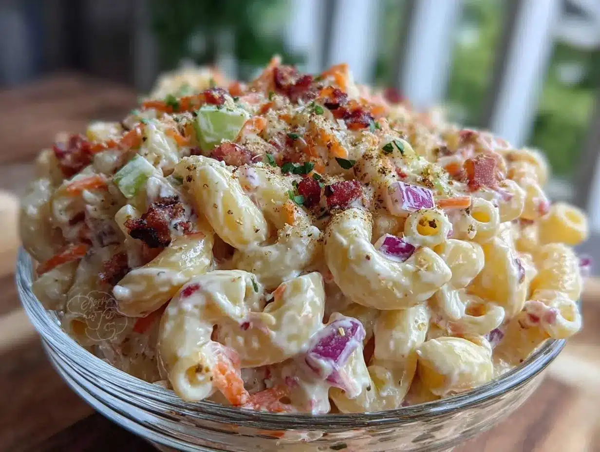 creamy classic macaroni salad preparation steps